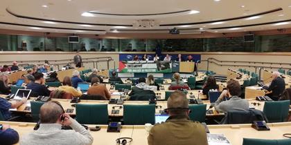Présentation au parlement européen du rapport "La complicité de l'Europe dans l'occupation de la Palestine par Israël : Le rejet du droit des Palestiniens à un travail décent"