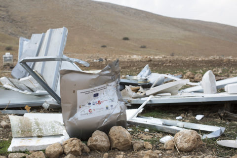 Israël avait causé des destructions pour une valeur de plus de 2 millions de USD à des projets d'aide financés par l'UE en Cisjordanie occupée (Photo : Keren Manor ActiveStills)