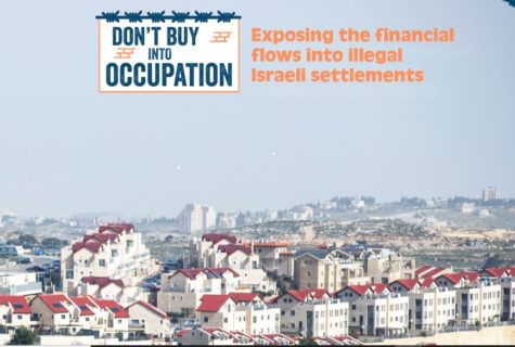 Don’t Buy Into Occupation » met en évidence les liens financiers qui continuent d’alimenter les entreprises impliquées dans la colonisation israélienne.