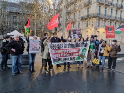 Rassemblement pour Georges Abdallah à Paris