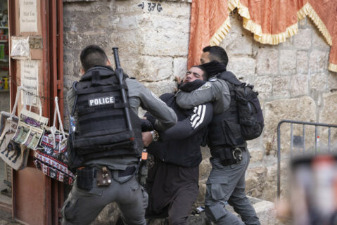 Installée à Jérusalem-Est occupée, la force de police israélienne est traitée en partenaire par l’Union européenne. (Photo : Oren Ziv / ActiveStills)
