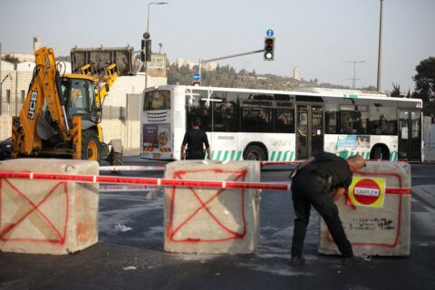 Le 4 octobre, en prévision de la fête de Yom Kippour, les autorités israéliennes imposent une fermeture générale. (Photo : Saeed Qaq / APA images)