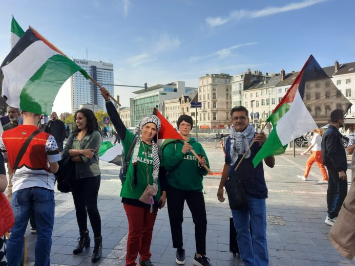 Des membres du Comité Verviers Palestine (Photo : Comité Verviers Palestine)