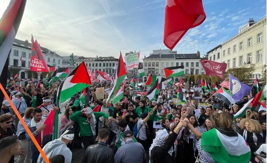 La Marche pour le Retour et la Libération du 29 octobre 2022, organisée par le Mouvement de la voie alternative révolutionnaire palestinienne