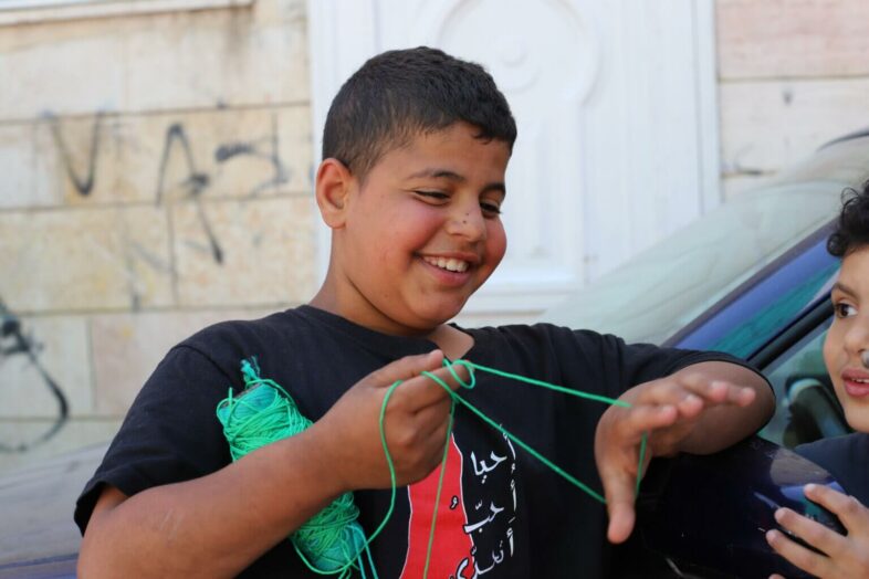 Mahmoud, 6 ans, dans le camp d'Aïda
