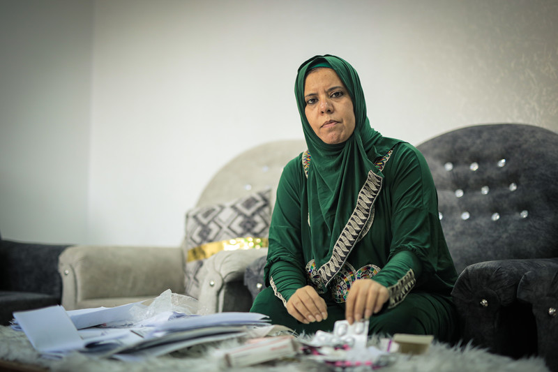 Saadia al-Barim est extrêmement inquiète quant à l’avenir de ses enfants