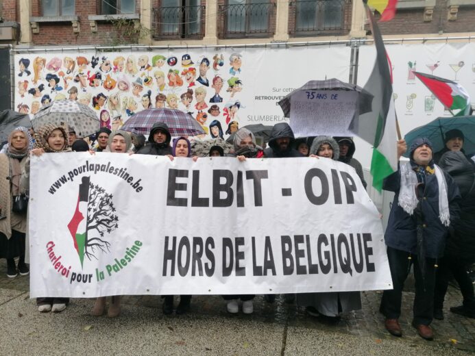Marche combative à Charleroi : Stop au génocide du peuple palestinien !