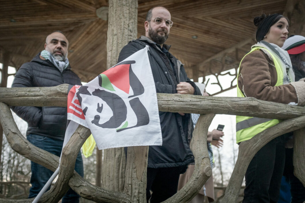 Manifestation "Stop au génocide du peuple palestinien". Charleroi, 16 décembre 2023