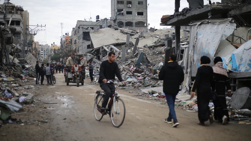 Les destructions dans un quartier résidentiel de Beit Lahiya, dans le nord de Gaza, le 29 novembre.
