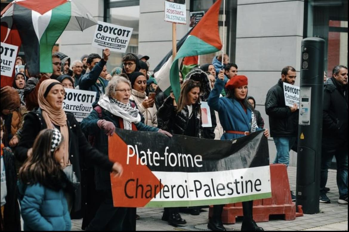 Manifestation pour la Palestine à Charleroi, 16 décembre 2023