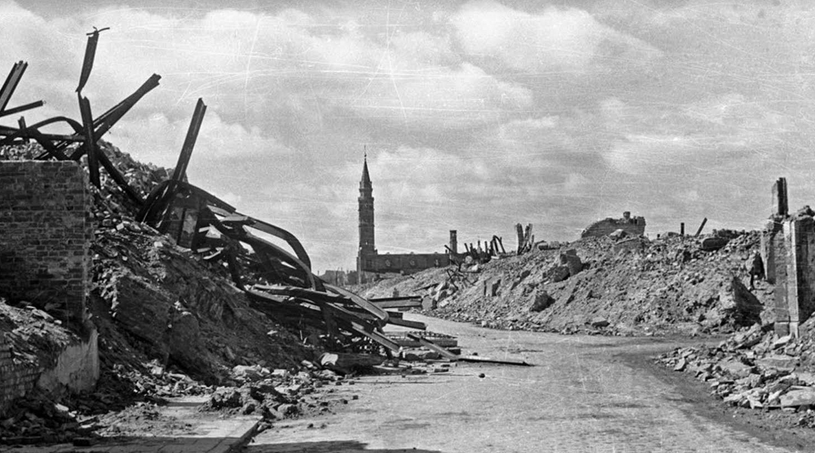 Ruines du ghetto de Varsovie