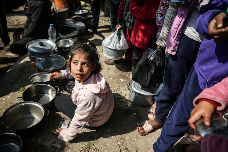 Chaque enfant de Gaza risque de succomber à la famine