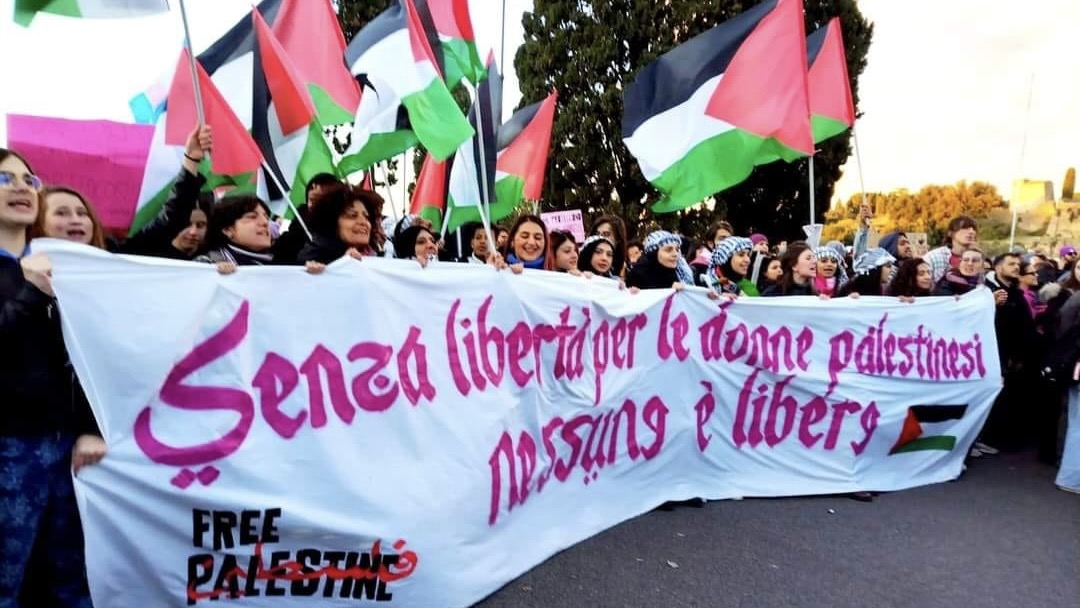 Sans la liberté des femmes palestiniennes, il n’y a pas de liberté du tout – Rome, Italie, 25 novembre 2023.
