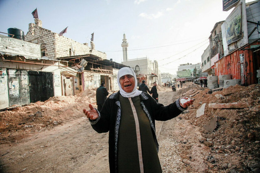 Les conséquences d'un raid des forces israéliennes dans la ville de Jénine, en Cisjordanie occupée, le 26 novembre 2023. 