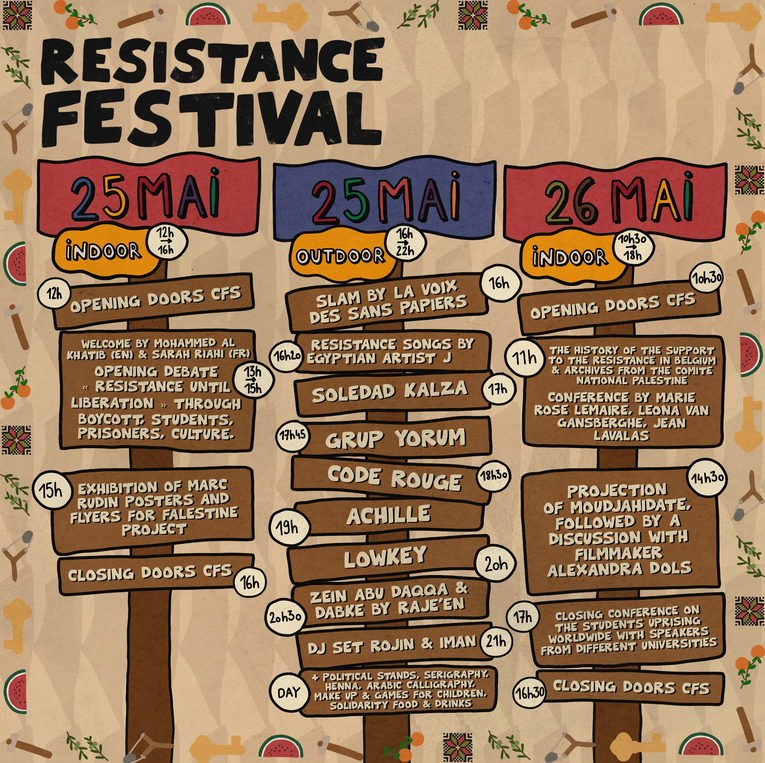 Programme du Festival Résistance