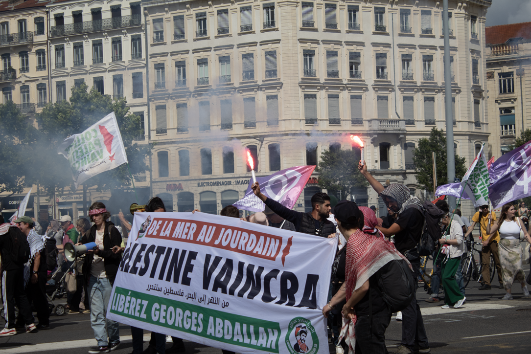 Mobilisation pour Georges Abdallah à Lyon