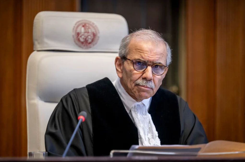 Dans une décision historique rendu publique vendredi 19 juillet, la CIJ a déclaré illégale la présence permanente d'Israël en Cisjordanie et à Gaza. Photo : Le 19 juillet, Nawaf Salam, président de la Cour internationale de Justice, a rendu un avis consultatif historique. 