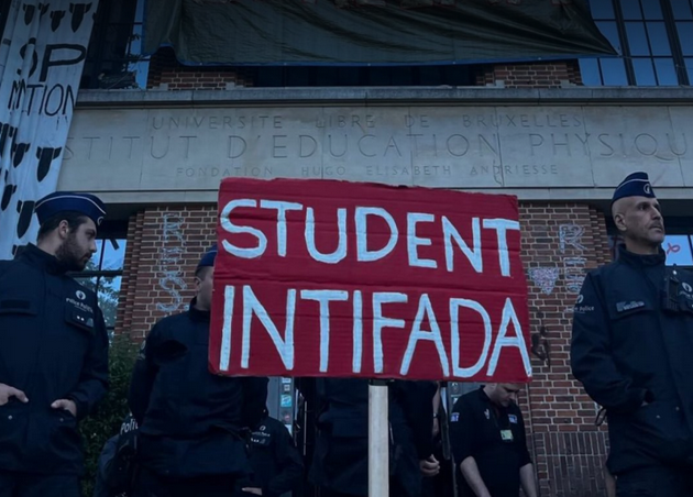 Stop à la répression du mouvement étudiant de soutien à la Palestine de l'ULB