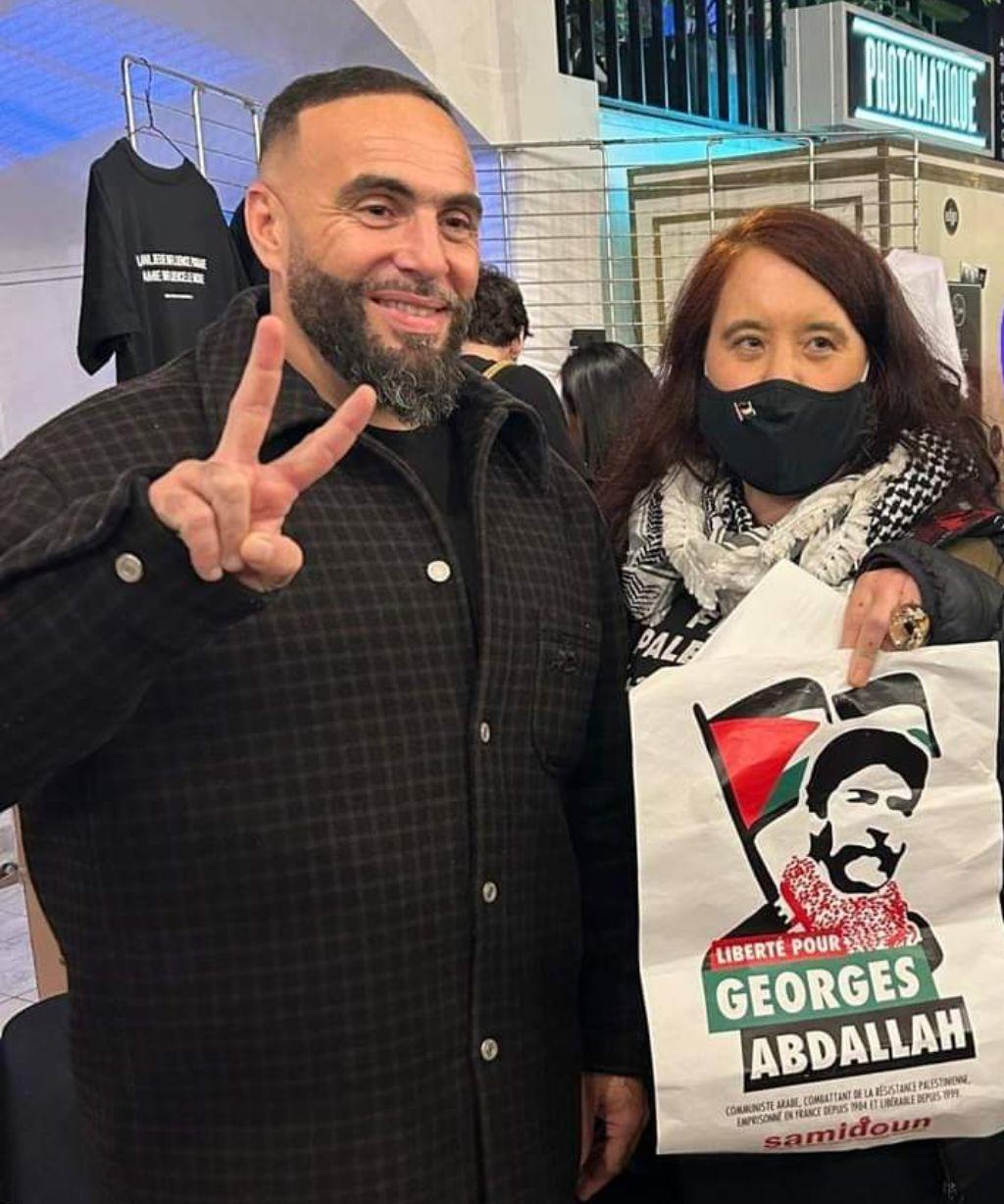 Le rappeur Médine en soutien à Georges Abdallah