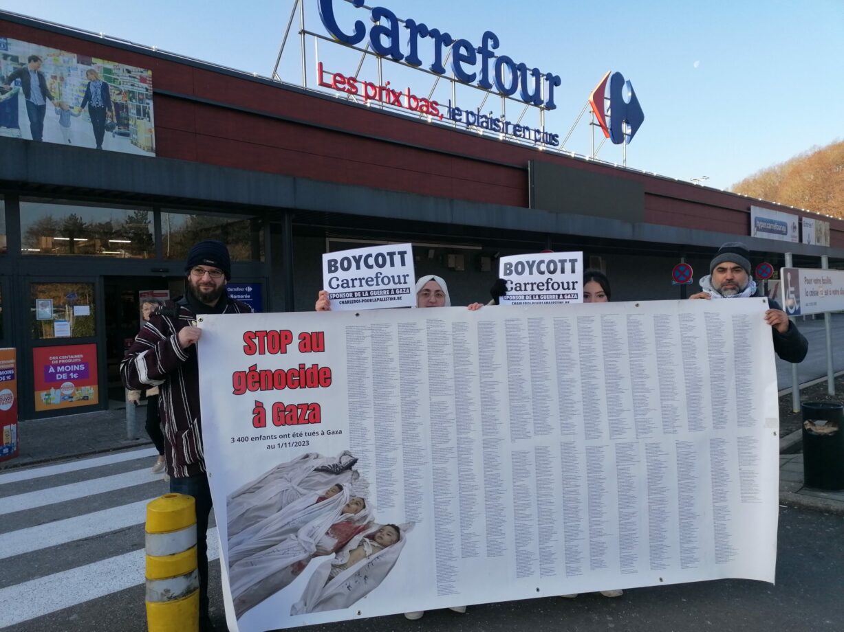 Boycott Carrefour à Bomerée