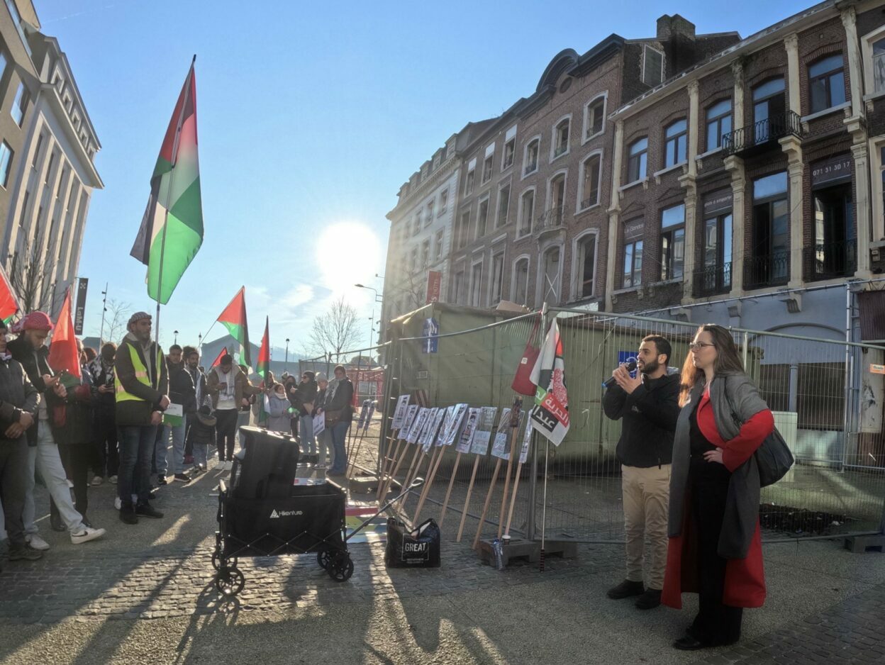 28 décembre 2024 : Manifestation réussie contre le génocide à Charleroi