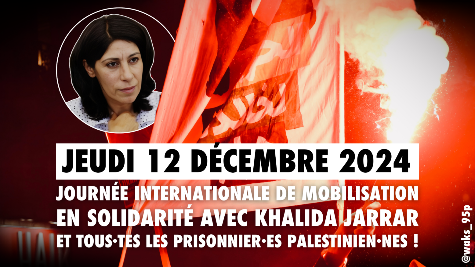 Journée internationale d'action pour Khalida Jarrar