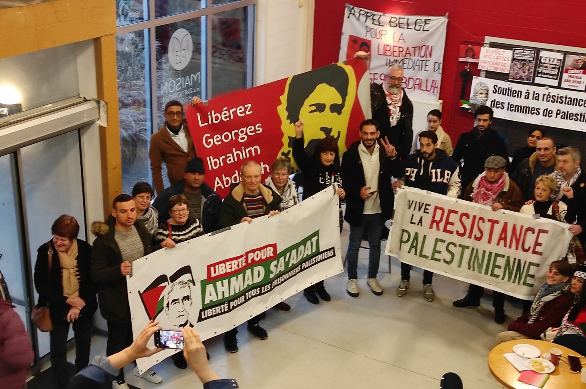 Plus que jamais nos mobilisations sont nécessaires. Soutien à la résistance palestinienne. Libération de Georges Abdallah, d'Ahmad Sa'adate et de tou.te.s les prisonnier.e.s palestinien.ne.s