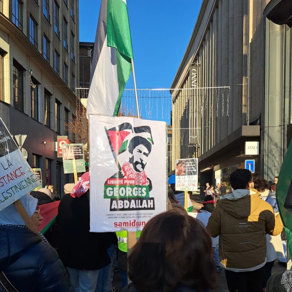 28 décembre 2024 : Manifestation réussie contre le génocide à Charleroi