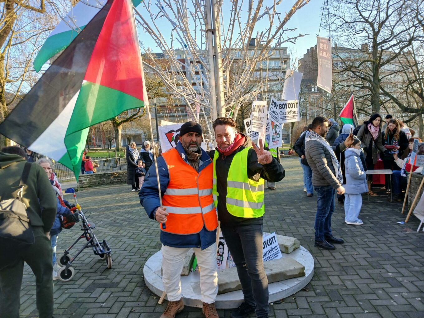 28 décembre 2024 : Manifestation réussie contre le génocide à Charleroi