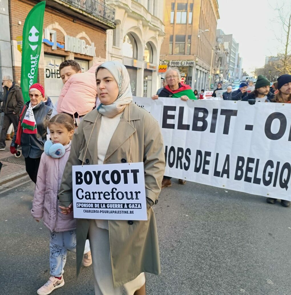 28 décembre 2024 : Manifestation réussie contre le génocide à Charleroi