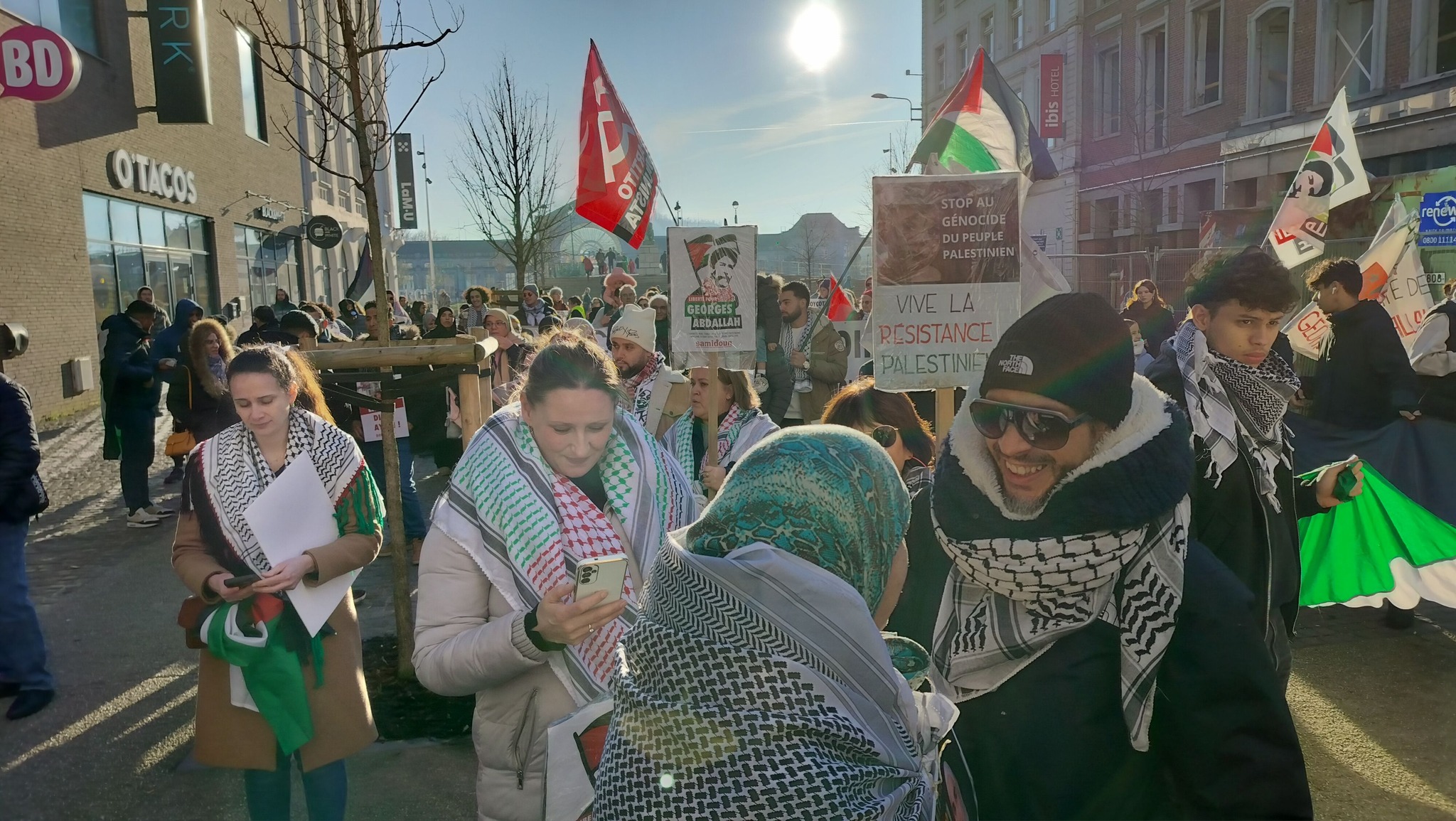 28 décembre 2024 : Manifestation réussie contre le génocide à Charleroi