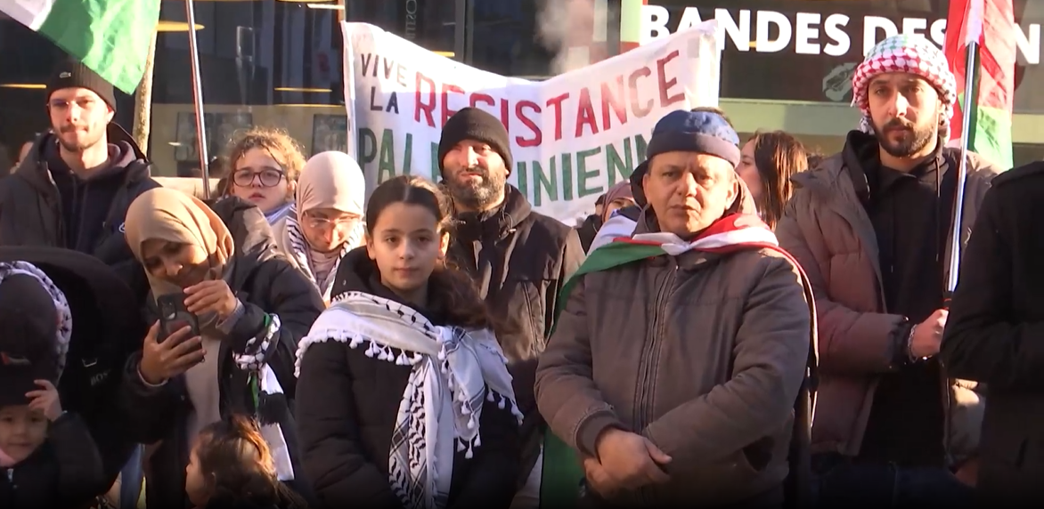 28 décembre 2024 : Manifestation réussie contre le génocide à Charleroi