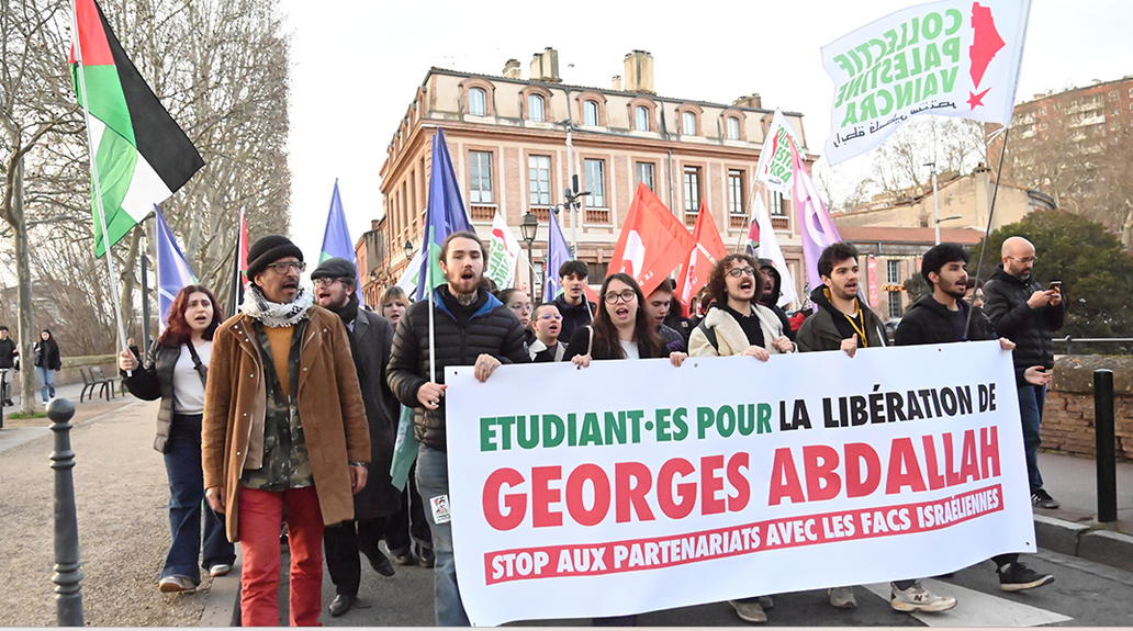 Mobilisation étudiante en soutien à Georges Abdallah sur les campus toulousains