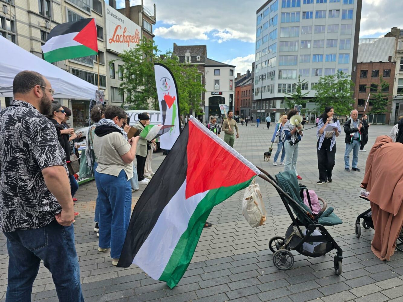 77 ans de Nakba. Intervention de la Plateforme Charleroi-Palestine.