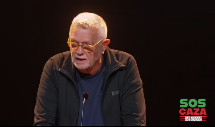 Johan Depoortere à l'événement SOS Gaza
