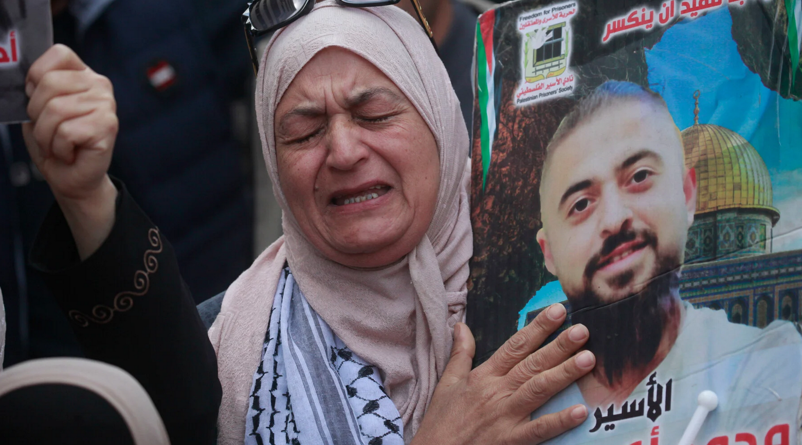 16 avril. Des manifestants célèbrent la Journée des prisonniers palestiniens à Naplouse, en Cisjordanie.