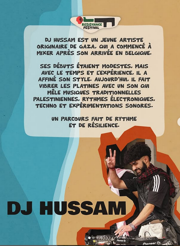 Le Festival de la Résistance, avec DJ Hussam