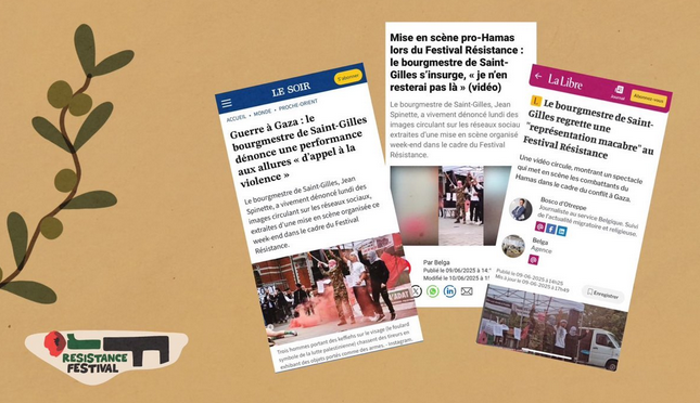 Festival Résistance : Sans aucune surprise, l'ambassadrice israélienne ment. UNE FOIS DE PLUS.