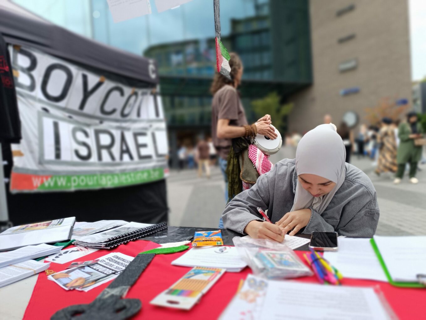 Un beau moment de solidarité et de mobilisation pour la Palestine