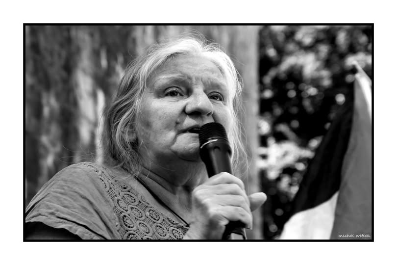 « De quoi Gaza est-il le nom ? » - Réseau wallon de Lutte contre la Pauvreté. Intervention de Christine Mahy lors d'une manifestation devant le Parlement wallon le 19 août 2025