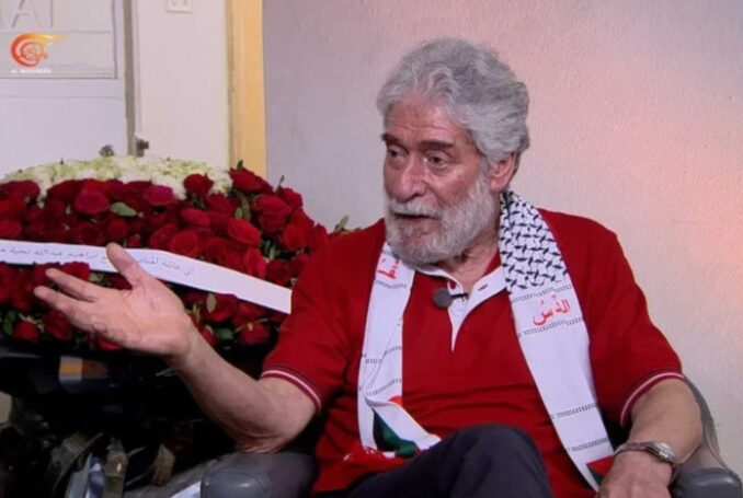 Georges Ibrahim Abdallah lors de son interview du 3 août 2025 - Capture vidéo - Al-MayadeenGeorges Abdallah lors de son interview le 3 août 