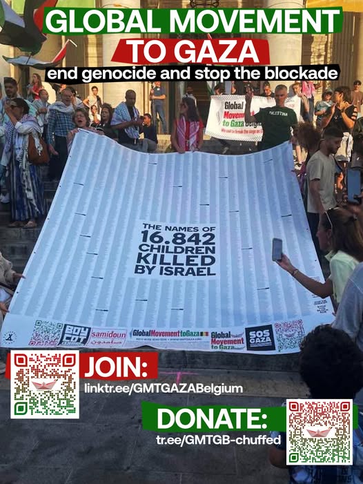 Les Belges participent à la Flottille internationale pour Gaza