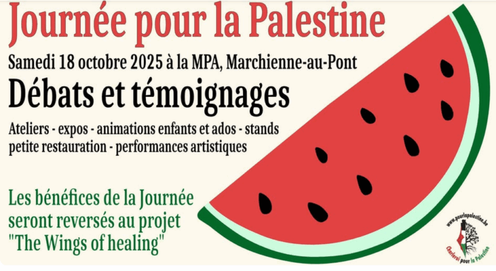 Journée pour la Palestine samedi 18 octobre 2025