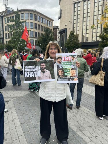 Soutien aux réfugiés palestiniens enfermés et à Mohammed Khateb à Charleroi