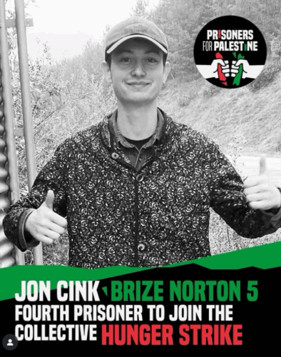 Grève de la faim des "Prisonniers pour la Palestine" dans les prisons britanniques