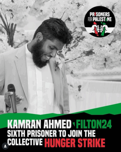 Grève de la faim des "Prisonniers pour la Palestine" dans les prisons britanniques