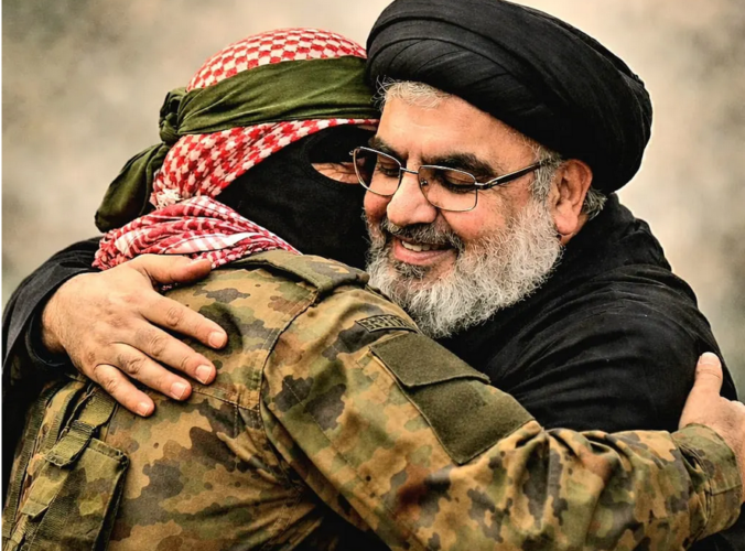 Abu Obaida et Hassan Nasrallah