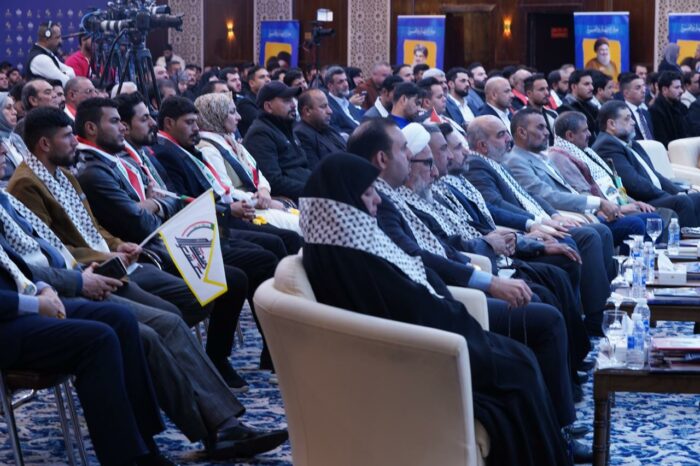 Samidoun participe à la quatrième conférence scientifique annuelle Rawafed à Bagdad, en Irak