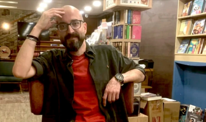 Bassem Khandakji au Caire. (Photo : Al-Akhbar)