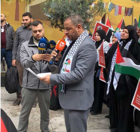 Un rassemblement de solidarité à Beyrouth réclame la liberté des prisonniers palestiniens des prisons de l'occupation